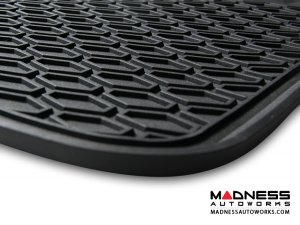 FIAT 500 Floor Mats - All Weather - Rubber - Premium  